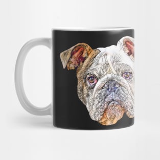 English Bulldog Face Mug